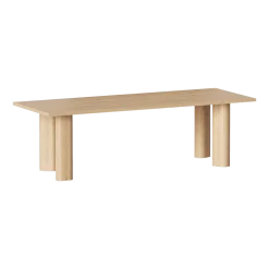 Table à manger en bois de chêne naturel Galta Forte 240 - Kann Design