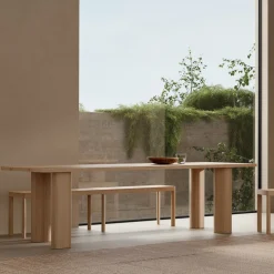 Table à manger en bois de chêne naturel Galta Forte 240 - Kann Design
