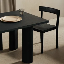 Table à manger en bois de chêne noire Galta Forte 240 - Kann Design