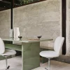 Table à manger en bois mdf laqué tea green 90x200cm Rink - Ferm Living