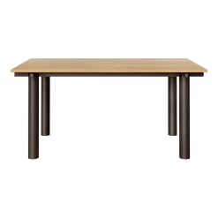 Table à manger en chêne et acier foncé 160x90cm Atura - Ferm living
