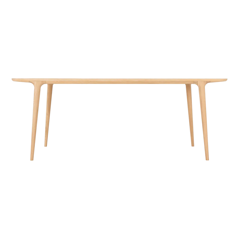 Table à manger en chêne 200 x 90 cm Fawn - Gazzda