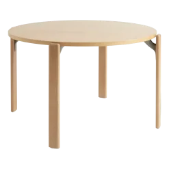 Table à manger en hêtre laqué 128 cm Rey - HAY