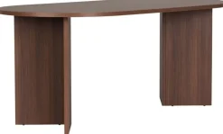 Table à manger en mélamine marron 180x89,5x75cm Sablin - Home Design
