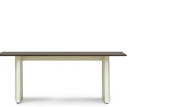 Table à manger en pin marron foncé et crème 90x200cm Panel - Normann Copenhagen