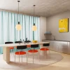 Table à manger ovale en chêne beige et acier beige 200x95x74cm Plateau - Fest Amsterdam