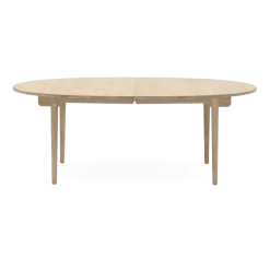 Table à manger ovale extensible en chêne savonné 115x200cm CH338 - Carl Hansen & Søn