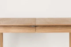 Table à manger rectangulaire avec rallonge en chêne naturel 180/240x90cm Glimps - Zuiver