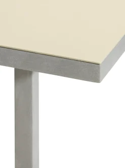 Table à manger rectangulaire en aluminium et ivoire 240x85x74cm - valerie_objects