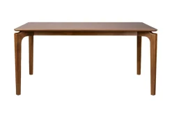 Table à manger rectangulaire en bois d'hévéa 160x90x75cm Savone - Dutchbone