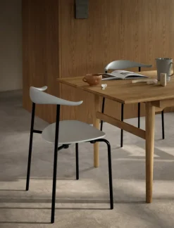 Table à manger rectangulaire en chêne blanc huilé 248x95cm CH327 - Carl Hansen & Søn