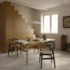 Table à manger rectangulaire en chêne savonné 190x95cm CH327 - Carl Hansen & Søn