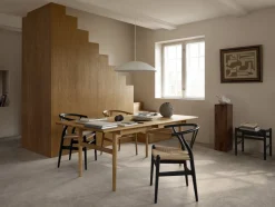 Table à manger rectangulaire en chêne savonné 190x95cm CH327 - Carl Hansen & Søn