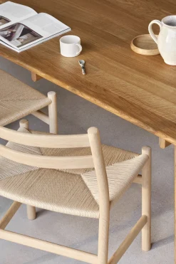 Table à manger rectangulaire en chêne savonné 190x95cm CH327 - Carl Hansen & Søn