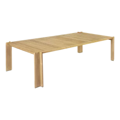 Table à manger rectangulaire en teck naturel 281x105cm Atmosfera - Gubi