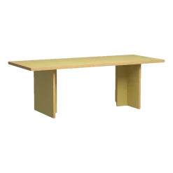 Table à manger rectangulaire olive 220x90cm - HKliving