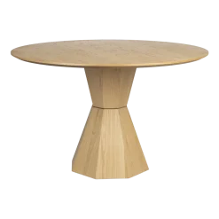 Table à manger ronde en acacia 120x75cm Lotus - Zuiver
