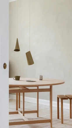 Table à manger ronde en bois de chêne naturel 140cm - Moebe