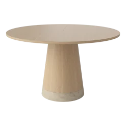 Table à manger ronde en chêne huilé 125cm Piro - Bolia