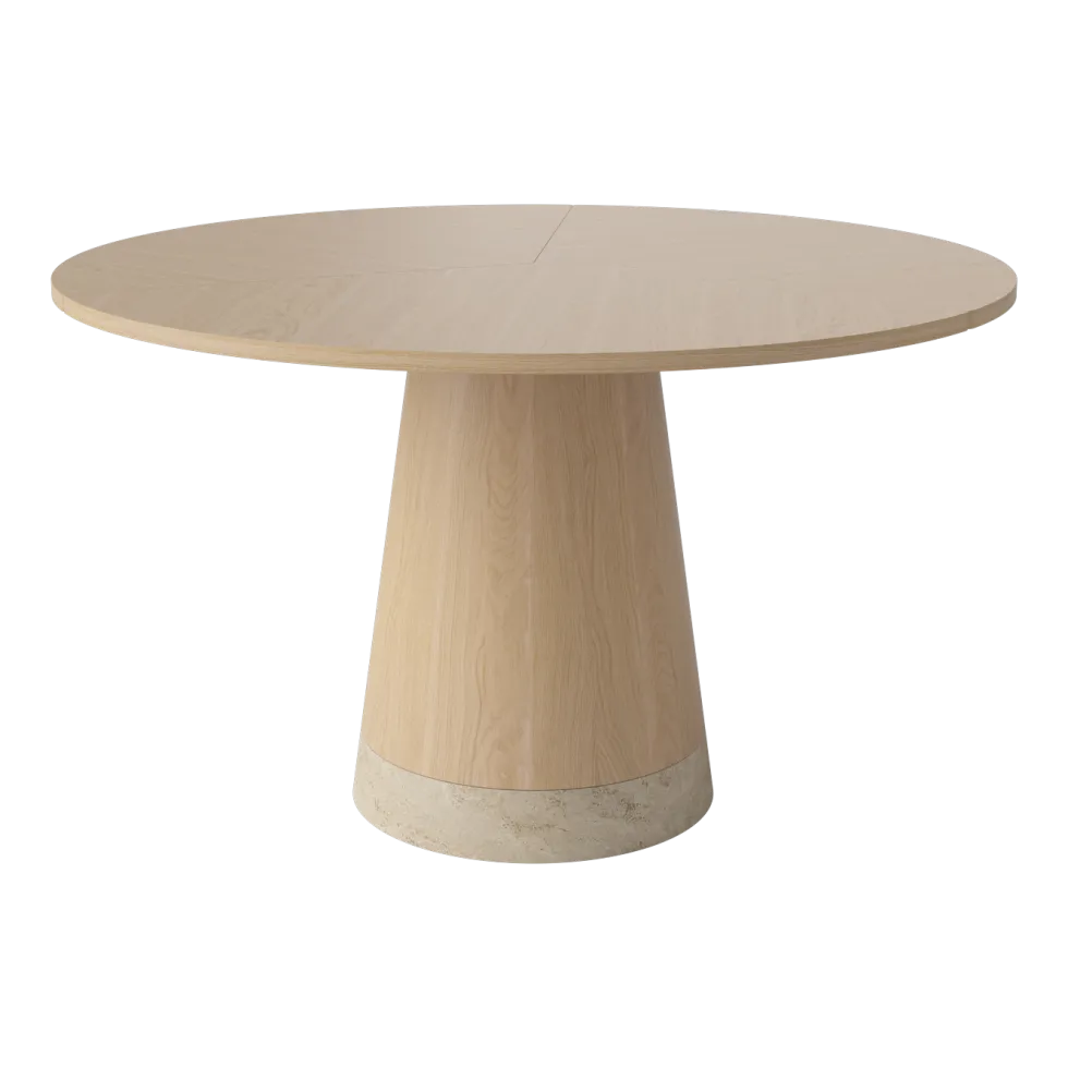 Table à manger ronde en chêne huilé 125cm Piro - Bolia