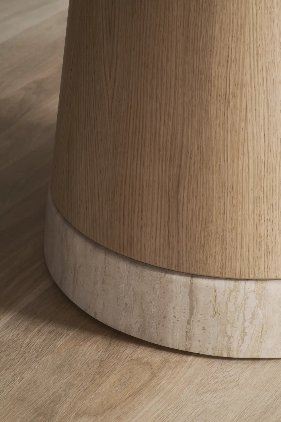 Table à manger ronde en chêne huilé 125cm Piro - Bolia
