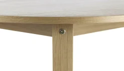 Table à manger ronde en chêne naturel 95 cm Slice Oak - Normann Copenhagen