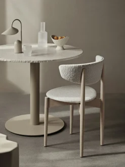 Table à manger ronde en marbre cachemire 90x72cm Mineral - Ferm living