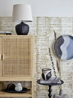 Table noire en aluminium Anka - Bloomingville
