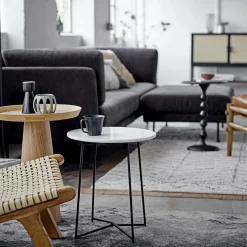 Table noire en aluminium Anka - Bloomingville
