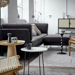 Table noire en aluminium Anka - Bloomingville