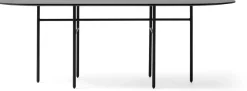 Table ovale noire Snaregade - Audo