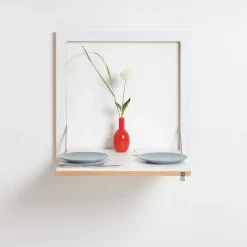 Table pliante blanche 60 x 60 cm Fläpps Kitchen - Ambivalenz