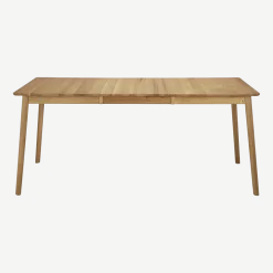 Table rectangulaire en chêne huilé 140 x 90 cm ZigZag - Hans K
