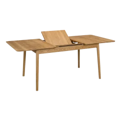 Table rectangulaire papillon en chêne huilé 127 x 75 cm ZigZag - Hans K