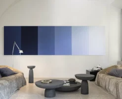 Table ronde en béton ciré anthracite 50 x 47 cm Olo - Mogg