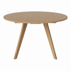 Table ronde en chêne massif huilé 123,5 cm New Mood - Bolia