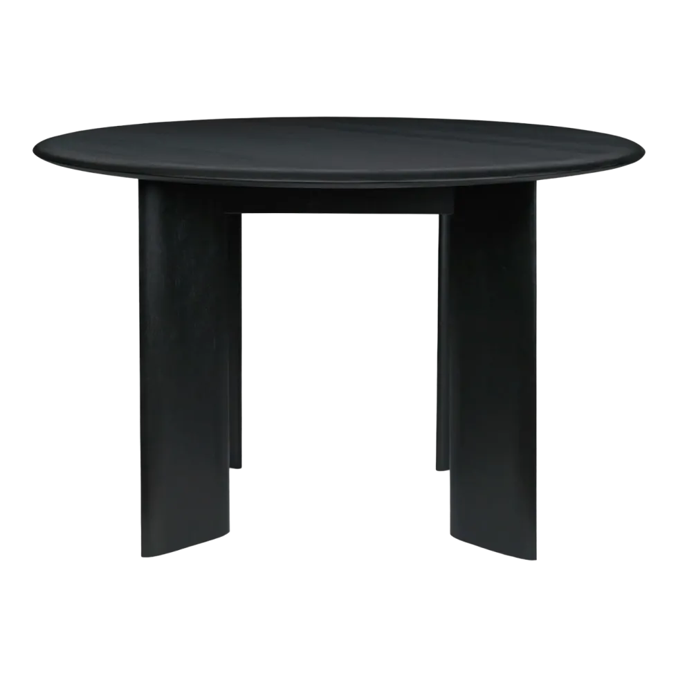 Table ronde en hêtre huilé noir 117 cm Bevel - Ferm Living