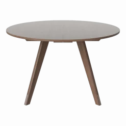 Table ronde en noyer massif huilé 123,5 cm New Mood - Bolia