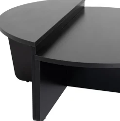 Tables basses en bois noir Orion v2 - Home Design