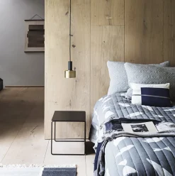3 tables basses gigognes en métal noir Cluster - Ferm Living
