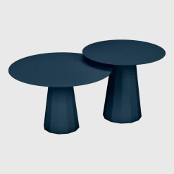 2 Tables gigognes denim Ankara - Matière Grise
