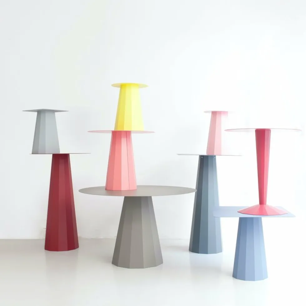 2 Tables gigognes denim Ankara - Matière Grise