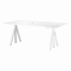 Tablette de bureau en blanc stratifié 180 x 90 cm Works - String furniture