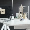 Tablette de bureau en stratifié blanc 120x78cm Works - String furniture