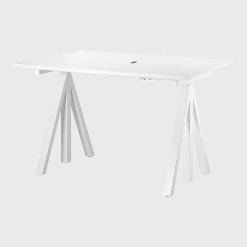 Tablette de bureau en stratifié blanc 120x78cm Works - String furniture