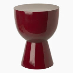 Tabouret bordeaux laqué Tip Tap - Pols Potten