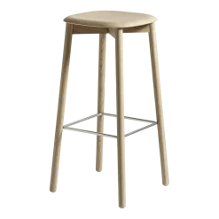 Tabouret chêne massif 75 cm Soft Edge 82 - Hay
