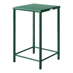 Tabouret de bar carré en acier tressé vert mousse 65cm T37 - Tolix
