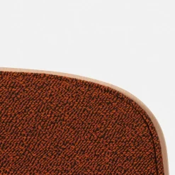 Tabouret de bar 75 cm en tissu rouge et cadre noir Touchwood - Hem