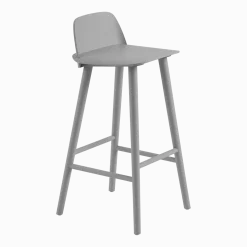 Tabouret de bar 75 cm gris Nerd - Muuto